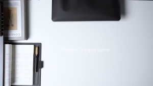 Dux Ducis AirQ Series Multi-Functional Case Wireless Charging Sleeve For Laptop Leather - 2 in 1 Charging Device With Stand Slim Light Portable Travel Companion Type C Charging 13.6 14.2 15 16 Inches Macbook Cover Bag Large