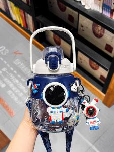 Cốc Nhựa Cỡ Lớn Cho Trẻ Em Có Ống Hút Cốc Đựng Nước Cho Bé Trai Đi Học Cốc Đựng Nước Có Thể Chịu Nhiệt Cốc Đựng Nước Có Dây Đeo