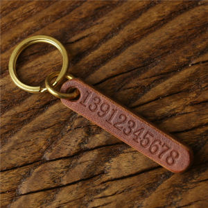 CHEYI | Anti-Lost Customized Phone Number Plate Car Keychain
