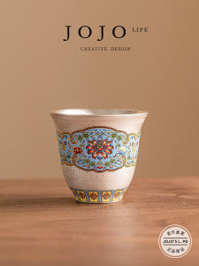 ถ้วยชาเคลือบเงิน 999 ถ้วยสำหรับชงชาสไตล์จีน สไตล์วัฒนธรรม ทำจากเงินแท้ ชิ้นส่วนของเครื่องเขียนประจำปี