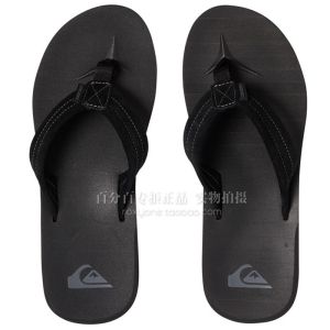 Quiksilver Mens Wide Strap Sandals Anti-slip Quick Dry Simple Fashionable Summer Slippers Breathable Comfortable Casual Shoes