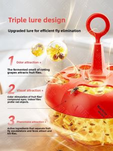 MONLEYTA | Strong Sticky Fly Paper Board With Attractant Small Flying Insects Trap Fly Traps Powerful Bug Catcher Fly Killer Pest Control