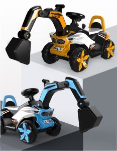 XE CẦN CẨU ĐIỆN/ XE CẨU CHÒI CHÂN -MÁY XÚC ĐIỆN/ CHÒI CHÂN 688 CAO CẤP CHO BÉ CÓ NHẠC