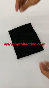 FH027 - KAIN PENGAWAS KIPAS BELAKANG HITAM LICIN KOSHIBO