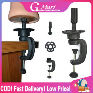 Common Size Practice Training Mannequin Head Holder Wig Head Stand Table Clamp Metal and Plastic Material 1 Piece HSQ-Mannequin-Head-Clamp