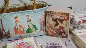 2 Pieces/Pack Decoupage Napkin Tissue Set Unique Traditional Painting Art Paper for Vintage Crafting