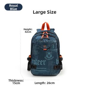 VOLUNTEER | Men Casual Large Capacity Backpack 15 inch Laptop Travel Student