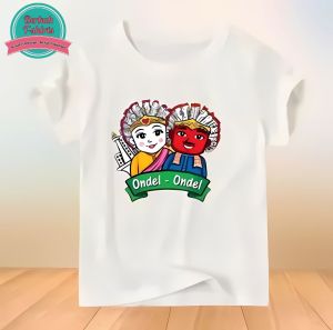 KAOS ANAK MOTIF ONTIF ONDEL (2-10 TAHUN) | KAOS ONDEL ONDEL | KAOS ANAK | KAOS DISTRO | BAJU ONDEL ANAK