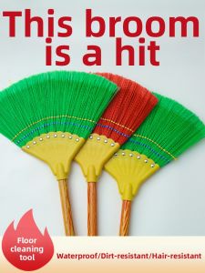 UBT | Household Broom Durable Firm Wave Filament Hairproof