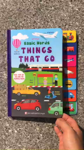 Sách Tiếng Anh Cơ Bản Cho Bé - Basic Words - Things that go- Bìa Cứng - Minh Long