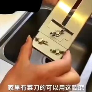 Dudukan Pengasah Pisau Stainless Steel Berkualitas Tinggi