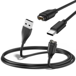 50cm Charging Cable For Garmin Fenix 8 7 7S 7X Pro 6 6S 6X Pro 5 5S 5X Plus/Venu 2S Sq 2/Vivoactive 6 5 4 4s/forerunner 965