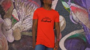 Charming Cotton T-shirts - Red Black -Two Shirts - Couple Set