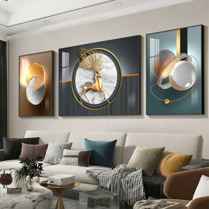 BAOGEYU | Luxurious Simple Nordic Style Wall Art Set of 3 Panels