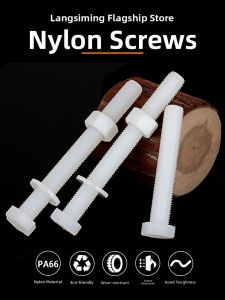 LANGSIMING | Nylon Hex Bolt with Extended Shank