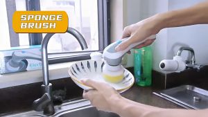 Sikat Elektrik 5 in 1 Rotasi Cerdas 360° Sikat Electric Magic Brush 5in1 Cleaning Brush Multifungsi