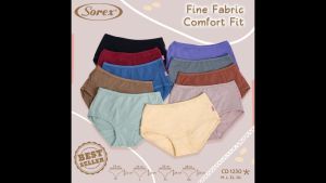 LUSINAN | CELANA DALAM WANITA CD SOREX 1230 FINE FABRIC COMFORT / DALAMAN PEREMPUAN SUPER LEMBUT