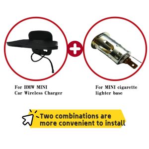 Car Dashboard Holder Quick Wireless Charger  For BMW Mini One Cooper S Hatch F55 F56 2017-2019 Interior Modification Accessories