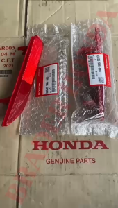 REFLEKTOR MATA KUCING LAMPU BEMPER BELAKANG CITY GM2 VTEC CRV GEN 3 RE1 RE3 NON FACELIFE 2007 2008 2009 2010 2011 2012 2013 HONDA 33505-SWA-003 33555-SWA-003 ASLI ORIGINAL PANTULAN LAMP BUMPER KANAN KIRI