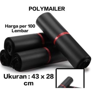 PLASTIK PEREKAT POLYMAILER (100 LEMBAR) AMPLOP PLASTIK PACKING OLSHOP LANGSUNG PEREKAT