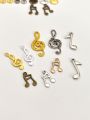 Xiaoyao Home Alloy Musical Note Guitar Hanging Ornaments Hair Accessories DIY Materials Accessories Baji Tuo Necklace Earring Bracelet Pendant. 
