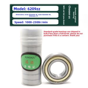 XUNDAZC | High Speed Bearing 6209 ZZ RZ 2RZ P5 N 45mm ID 85mm OD 19mm Thick