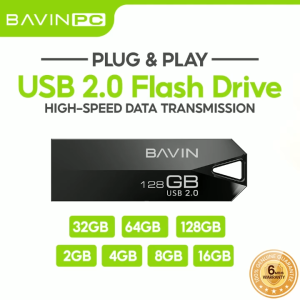 BAVIN UF01 USB 2.0 Flash Drive High-Speed Plug & Play Storage for Fast & Efficient Data Transfer for Computer