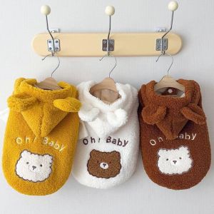 Waffle Bear Sweater Puppy Cute Clothes Teddy Bichon Hiromi Dog Outfit Costume Cat Winter Clothes