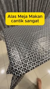 AS Table Cloth Waterproof Woven Fabric Table Cover Oilproof Dustproof Tablecloth Kitchen Dining Room Kain Alas Meja Makan