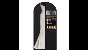 Garment Bags for Travel & Hanging Clothes 55" Suit Bag for Closet Storage Lightweight Dress Bags for Gowns Long