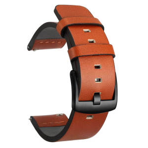 Leather Watchband for Samsung Galaxy Watch 3 41mm 45mm Active2 Quick Release 18mm 24mm 20mm Strap Band for Watch