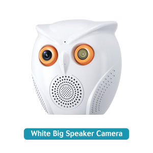 Owl Shape HD 5MP WiFi Camera Indoor Security Protection Cam CCTV Color Night Vision Monitor Two Way Audio Surveillance Cam ICSEE