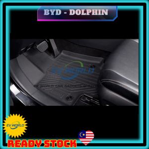 [B122 READY STOCK] BYD Dolphin XPE Double Layer Interior Carpet Foot Mat Car Floor Mat and Carpet (Right Hand Drive)