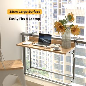 TMCG | Balcony Folding Bar Table for Guardrail