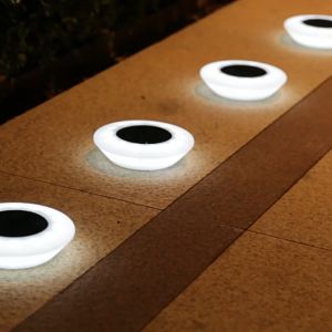 Vimite Solar Buried Light Outdoor Waterproof Automatic Night Garden Courtyard Lawn Warm White Landscape Decorative Lights