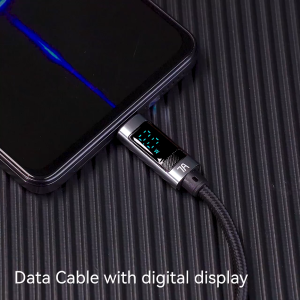Cáp sạc ESSAGER có màn hình hiển thị LEDSạc nhanh 100WPDQC 3.0 dành cho SamsungXiaomiOppoHuawei Honor...