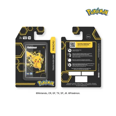 Touch n Go Pokemon Special Edition LED Card Pikachu Lucario Mimikyu Support NFC topup