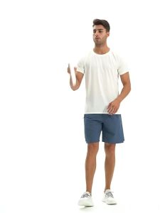 alo yoga Seluar Sukan Kasual Longgar Musim Panas Lelaki Jalur Reflektif Cepat Kering Bernafas Seluar Pendek Latihan Kecergasan Larian