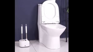 แปรงขัดส้วม ห้องน้ำ/ห้องน้ำซิลิโคน ชุดของ 60 ราย สำหรับจุดบอด สะดวก และน้ำหนักเบา