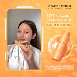 WARDAH 10% Vitamin C & Ferulic Acid Radiant Charge Serum 20 ml - Brightening Serum yang Menghilangkan dan Mencegah Noda Hitam