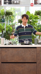 Bình Ủ giữ nhiệt inox có phin lọc iMat 380ml 3 màu lựa chọn xanh nhiệt đới xanh xám be kem.