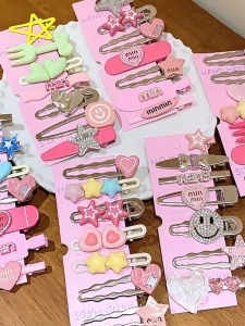 Jepit Rambut Korea Y2K Fashion Jepit Rambut Aksesoris Jepitan Hiasan Rambut /Aksesoris Jepit Rambut Anak Motif Lucu