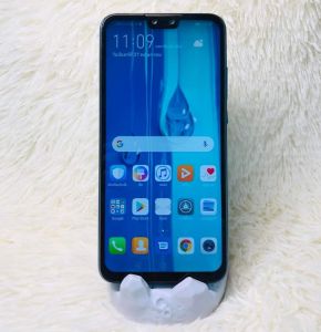 Huawe! Y9 2019 สีฟ้า ฟรี ชุดชาร์จ เคสใส ฟิมกระจก USED รอม64แรม4 แท้ศูนย์ไทย