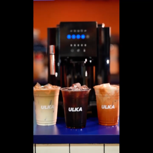 [ระวังร้านปลอม] เครื่องชงกาแฟอัตโนมัติ ULKA 07S หน้าจอสัมผัส สำหรับใช้งานที่บ้านในครอบครัว สามารถทำเมนูลาเต้อาร์ทได้