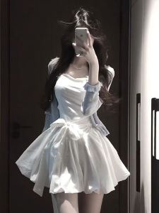 SUSIEYUAN | Stunning Sleeveless White Dress Summer Style