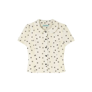 XXNING | French Embroidered Dots Two-Piece Outfit