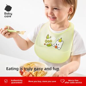 Babycare | Light Thin Waterproof Silicone Baby Bib