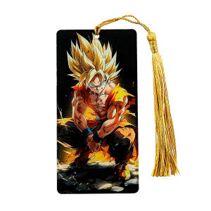Bandai | Goku Vegeta Bulma Acrylic Bookmark Chủ Đề Anime Thiết Kế Hình Học Dành Cho Những Người Yêu Sách Thư Viện Tại Nhà Văn Phòng Du Lịch Giáng Sinh Quà Tặng Sinh Nhật