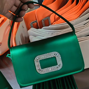 New Style Water Diamond Square Buckle Handbag Single Shoulder Bag Underarm Wedding Dinner Party Clutch Bag Womens Bag