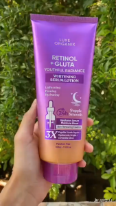 Luxe Organix Niacinamide + Alpha Arbutin Whitening Serum Lotion | Brightens Skin & Fades Dark Spots